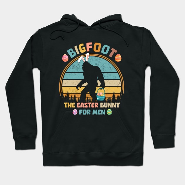 Bigfoot The Easter Bunny For Men Funny Sasquatch Hoodie by ttao4164